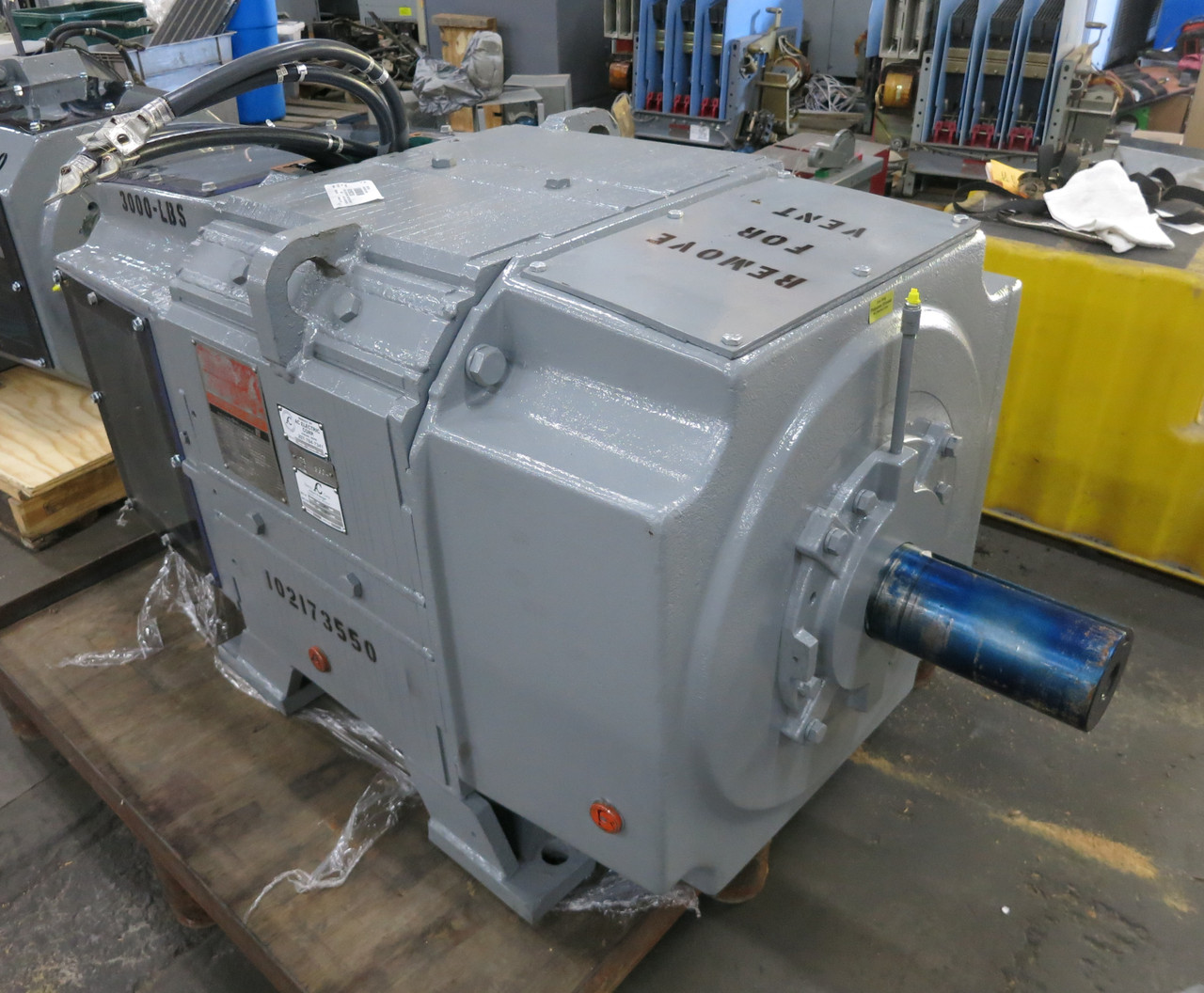 REBUILT Reliance 250 HP DC Motor B507ATZ 500V 1150/1500 RPM Type TR 400A 500 VDC (DW6732-1)