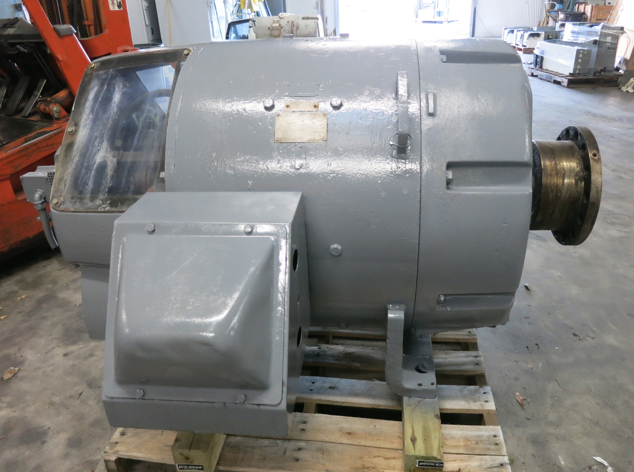 GE 250 HP DC Motor 500V 1150/1500 RPM SP-SV 408A 500 VDC Kinamatic SPSV 250HP (DW6735-2)