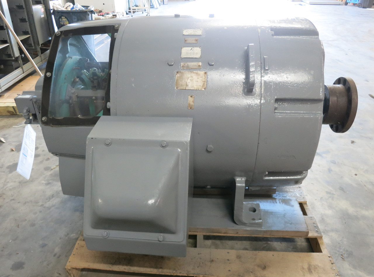 GE 250 HP DC Motor 500V 1150/1700 RPM SP-SV 408A 500 VDC Kinamatic SPSV 250HP (DW6740-1)