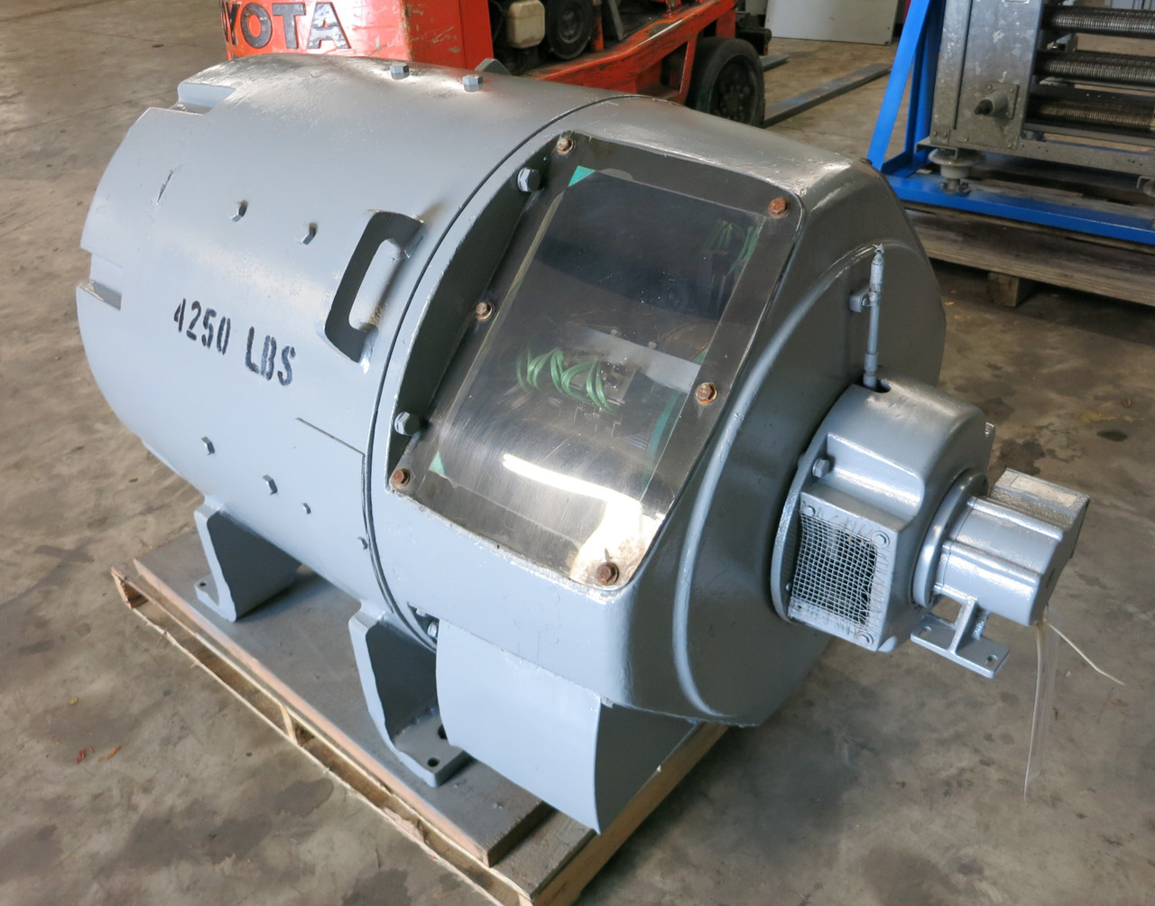 GE 250 HP DC Motor 500V 1150/1700 RPM SP-SV 408A 500 VDC Kinamatic SPSV 250HP (DW6740-1)