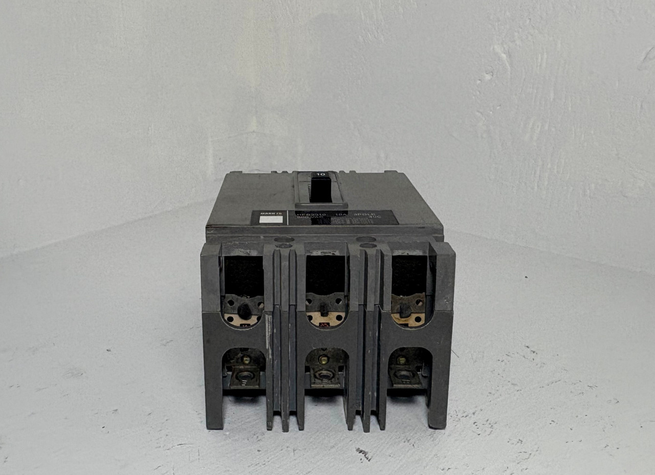 Westinghouse HFB3010 10A Mark 75 Circuit Breaker 480/600V 3 Pole 10 Amp (EM5300-2)