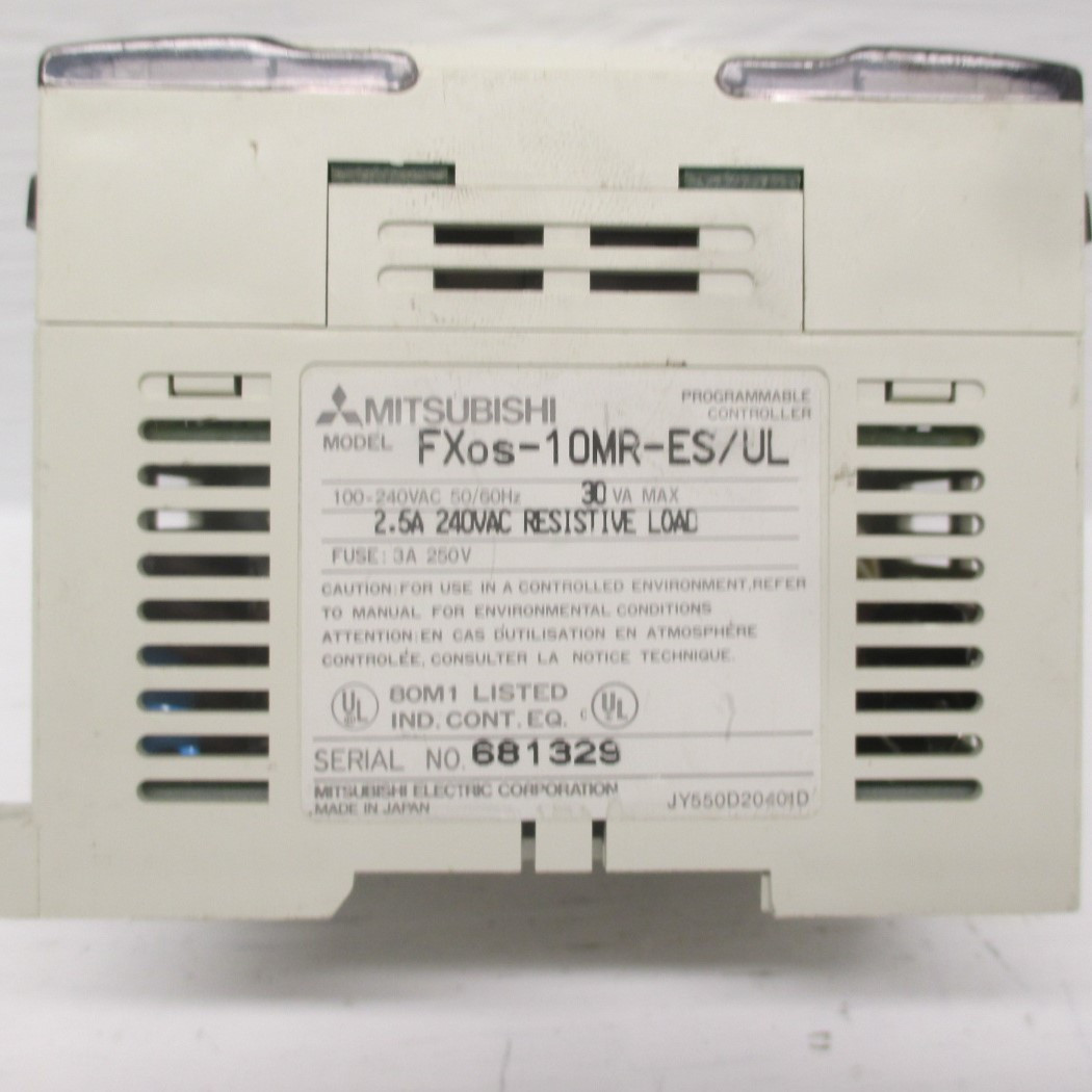 Mitsubishi FXOS-10MR-ES/UL Programmable Controller PLC 100-240VAC FX0S-10MR-ES (AH0211-1)