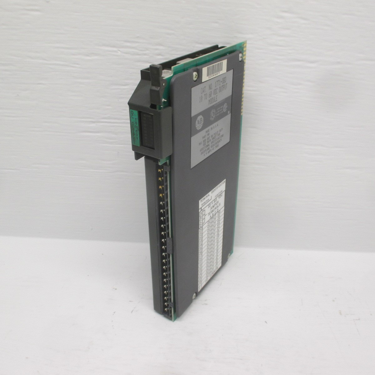 Image of Allen Bradley 1771-OBD Output Module 10 to 60 VDC 1771-0BD E960362 PLC I/O Card