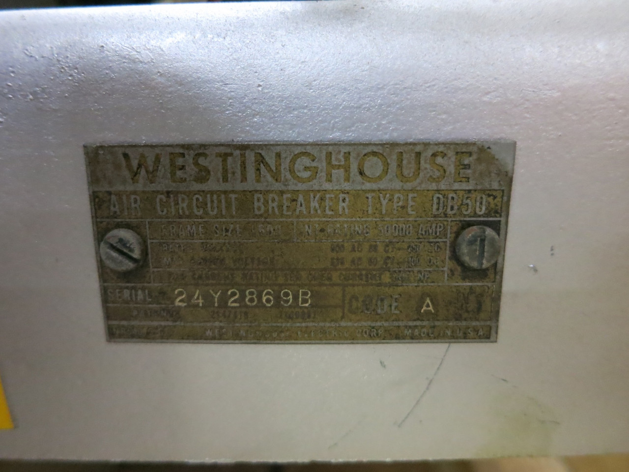 REBUILT Westinghouse DB50 1600A Air Circuit Breaker LI Amptector Trip Unit 1600 (DW6753-2)