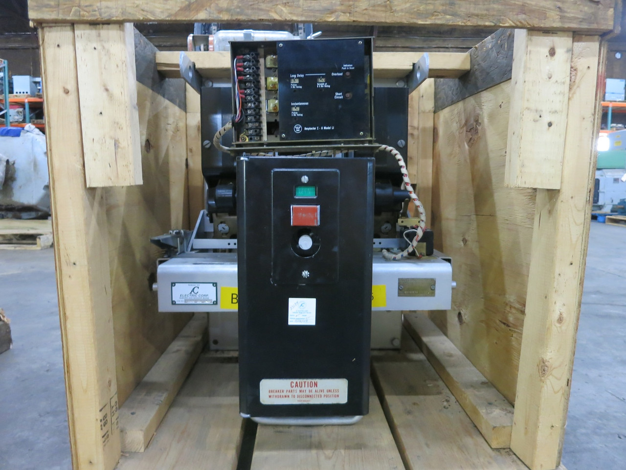 REBUILT Westinghouse DB50 1600A Air Circuit Breaker LI Amptector Trip Unit 1600 (DW6753-2)
