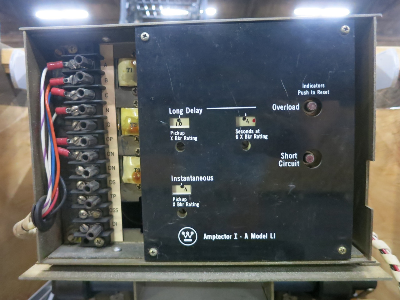 REBUILT Westinghouse DB50 1600A Air Circuit Breaker LI Amptector Trip Unit 1600 (DW6753-2)
