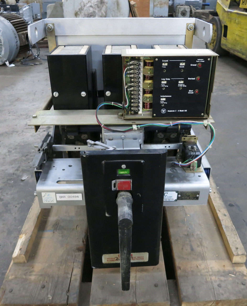 REBUILT Westinghouse DB50 1600A Air Circuit Breaker LIG Amptector Trip Unit 1600 (DW6751-1)