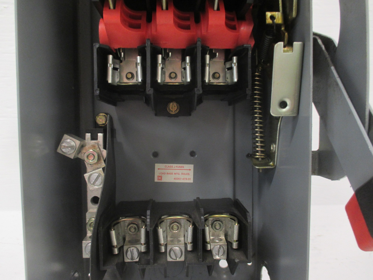 Square D  H-361-NBR Ser E1 30A Fusible Safety Switch Disconnect 600V 30 Amp H361 (AH0234-1)