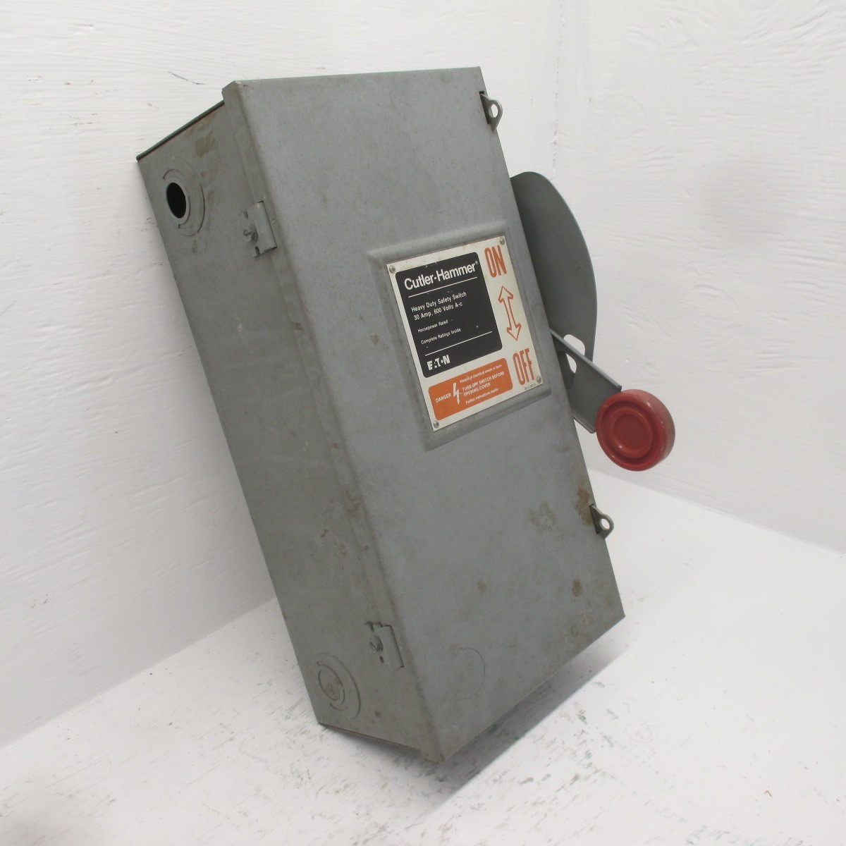 Eaton DH361UGK 30A 600V Non-Fusible Heavy Duty Safety Switch 30 Amp (AH0259-8)