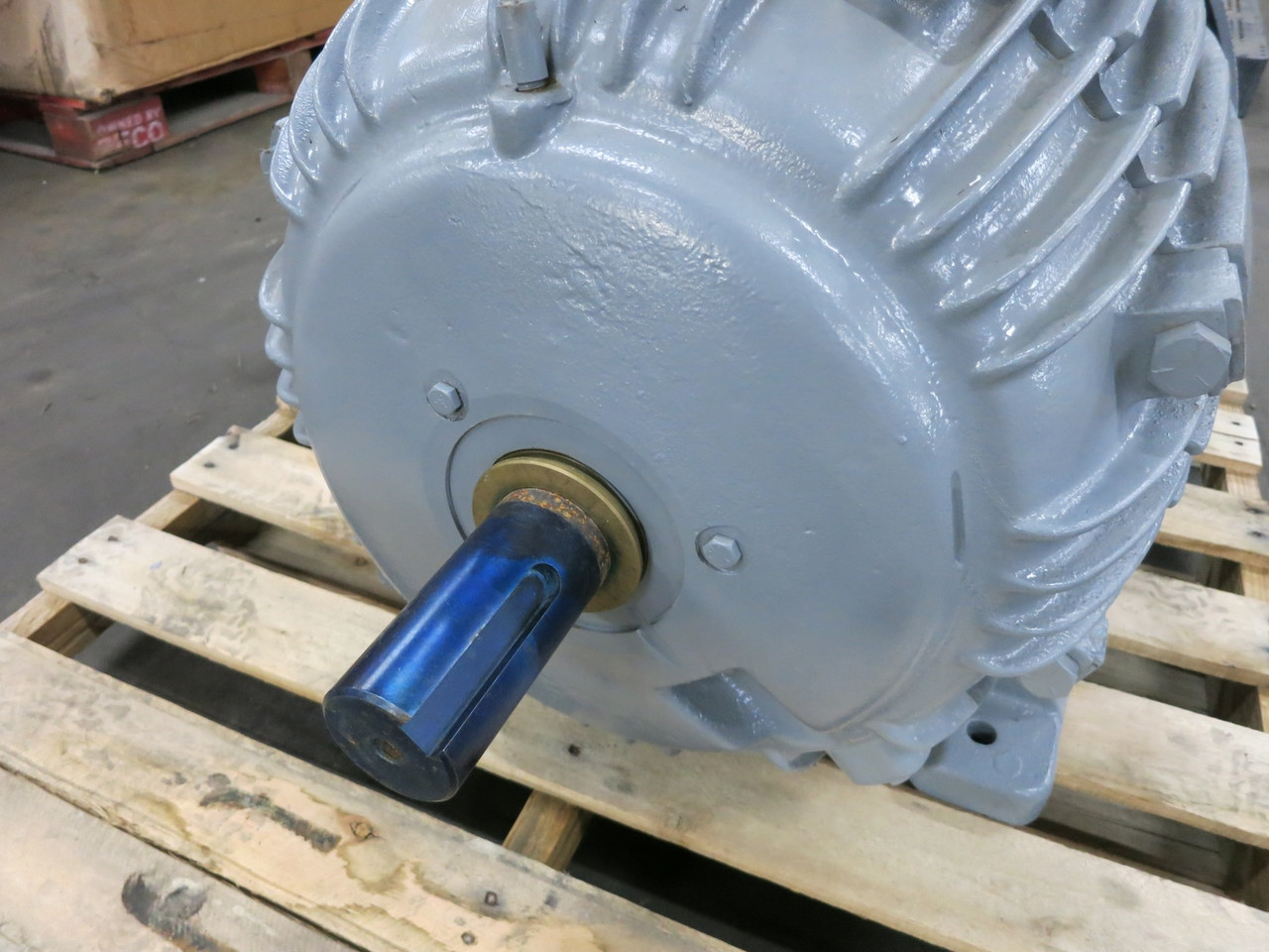 REBUILT US Electrical 125 HP AC Motor 460V 3565 RPM 444TS 148A TC 460 VAC 444-TS (DW6771-1)
