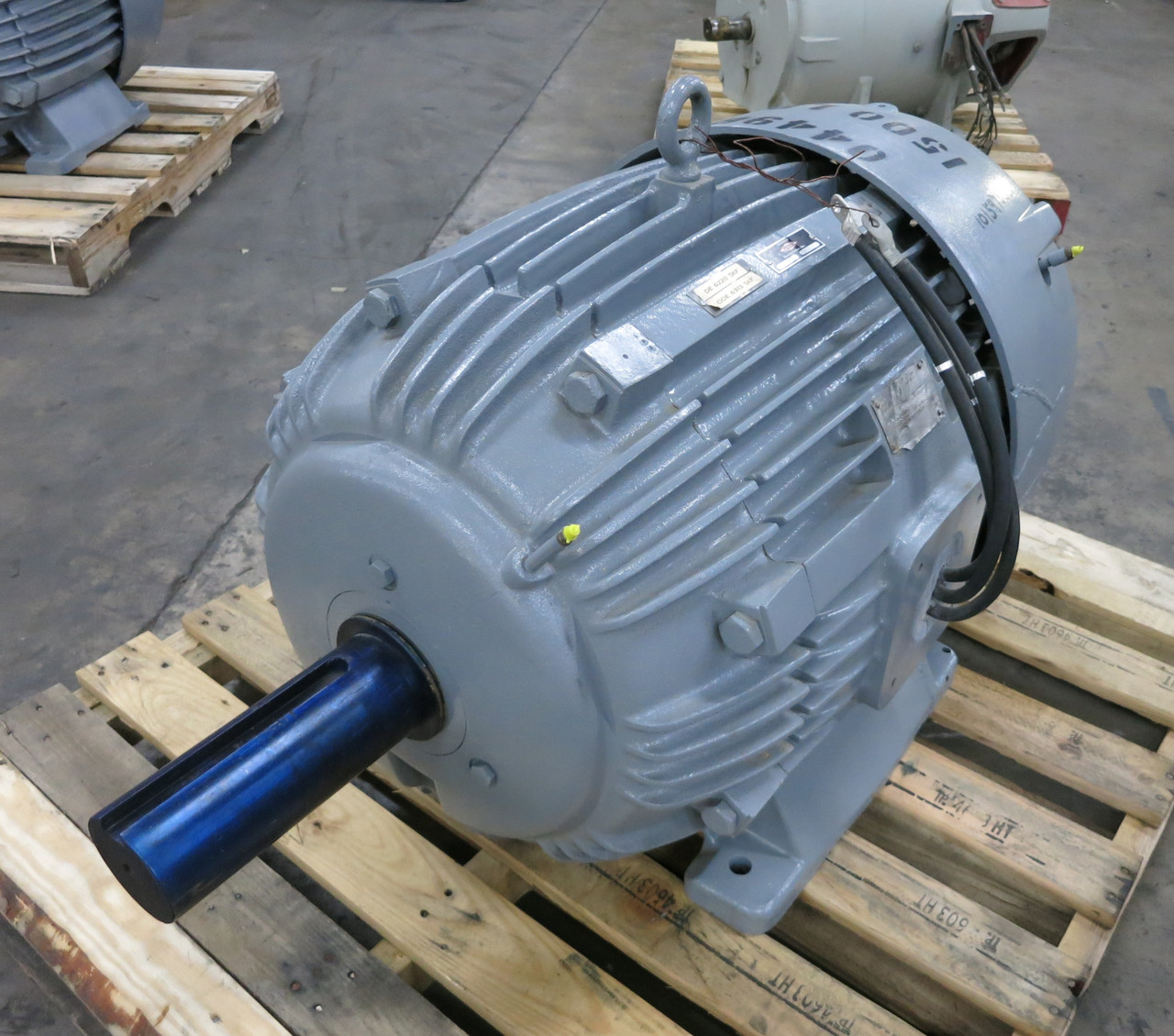 Image of REBUILT US Electrical 125 HP AC Motor 460V 1780 RPM 444T 145A TC 460 444-T 1750