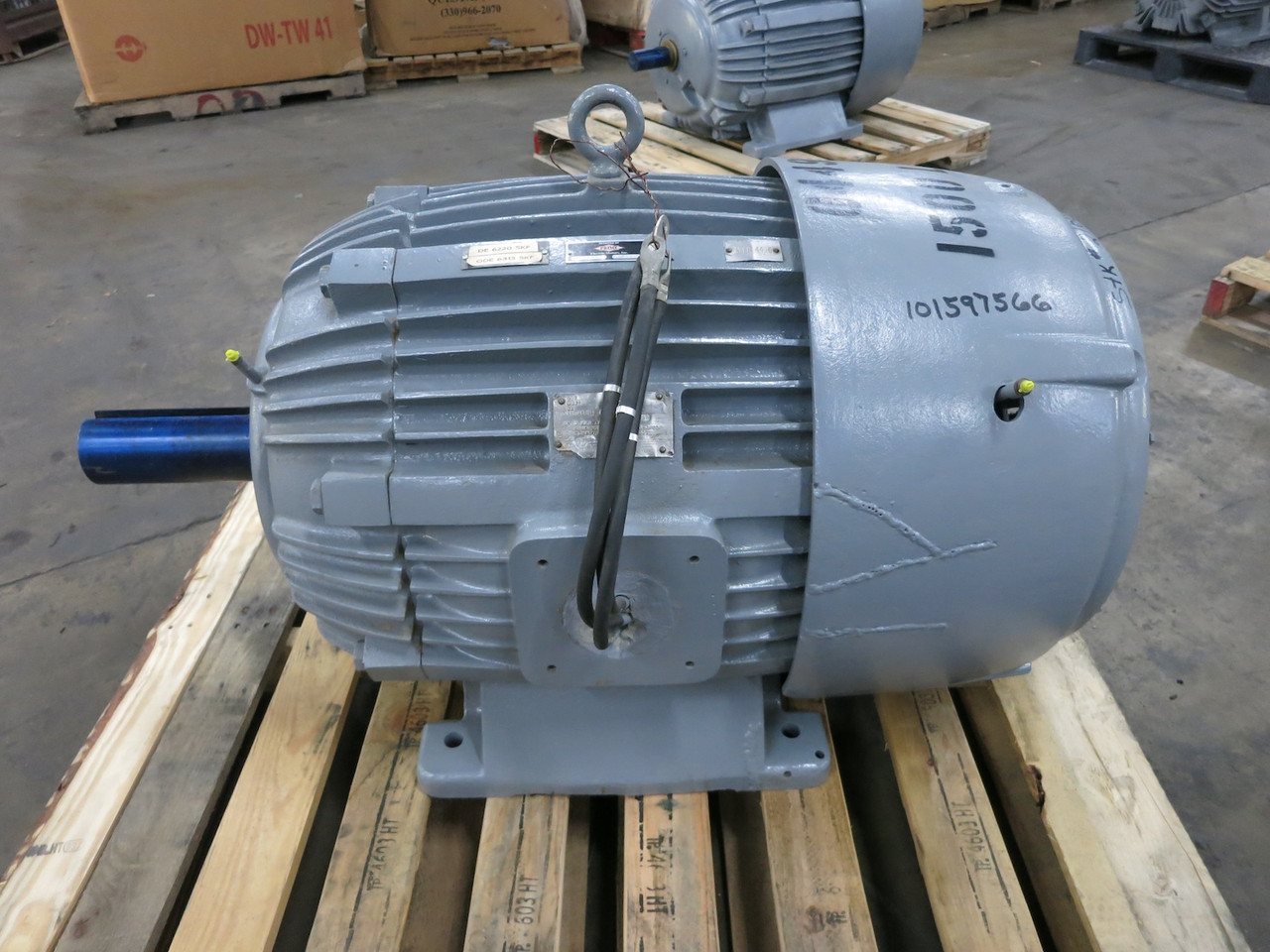 REBUILT US Electrical 125 HP AC Motor 460V 1780 RPM 444T 145A TC 460 444-T 1750 (DW6772-1)