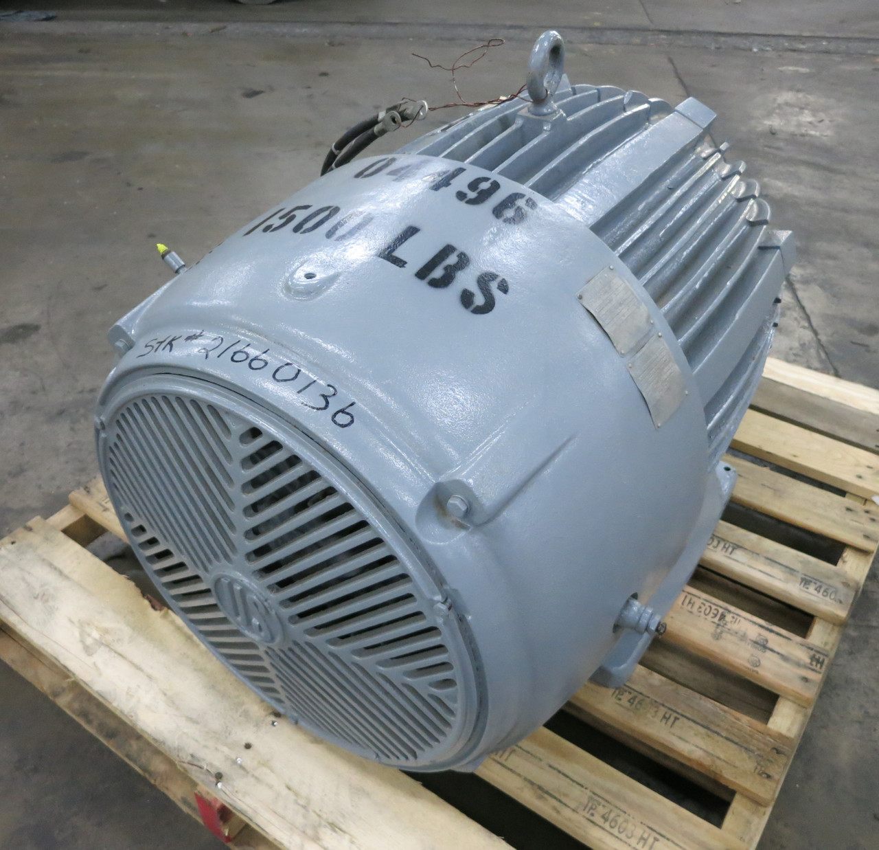 REBUILT US Electrical 125 HP AC Motor 460V 1780 RPM 444T 145A TC 460 444-T 1750 (DW6772-1)