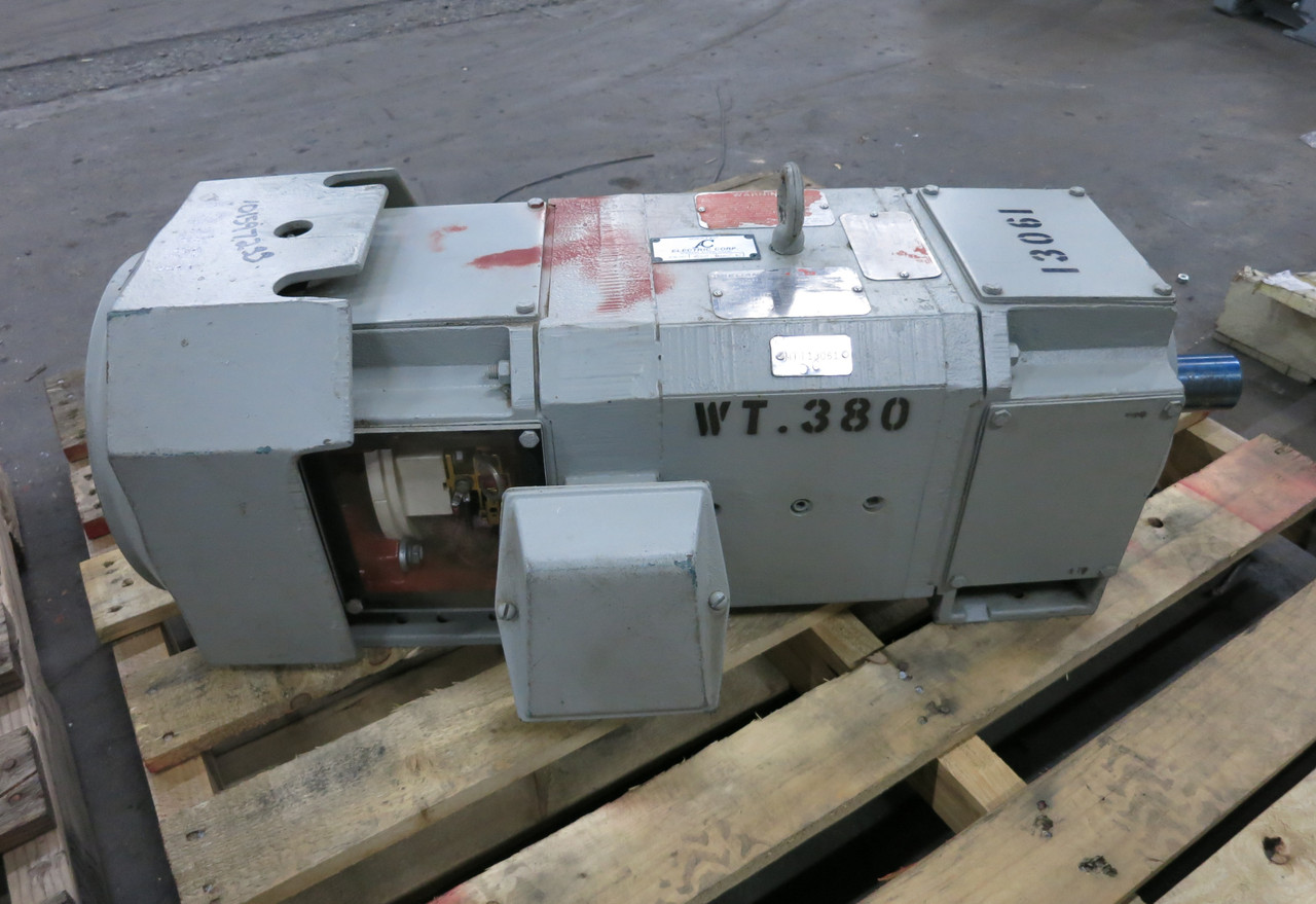 REBUILT Reliance 7.5 HP DC Motor 500V 1750/2300 RPM MC2113ATZ TEFC 13A TR 7.5HP (DW6776-1)