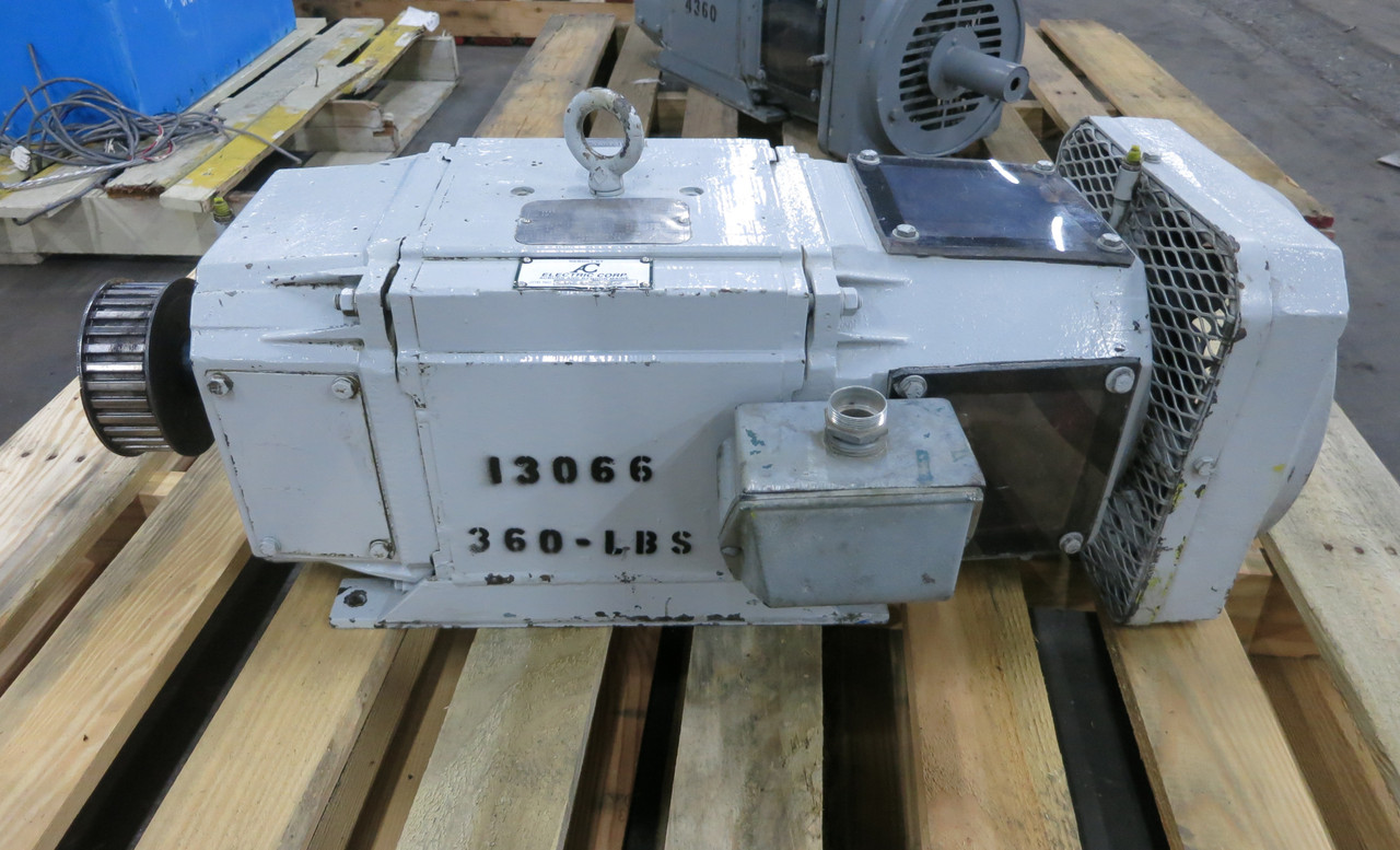 Reliance 5 HP DC Motor B2111ATZ 500V 1750/2300 RPM TEFC XT 8.6A 500 VDC TR (DW6782-1)