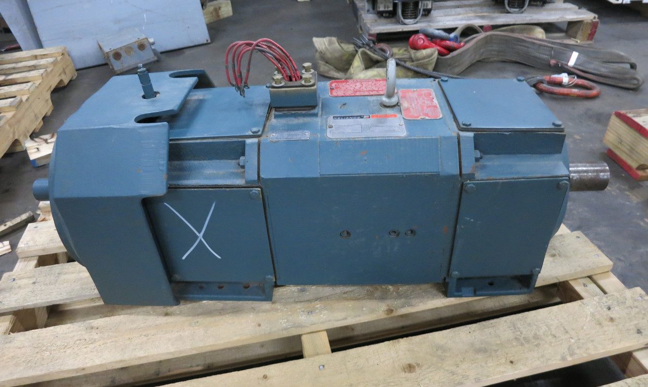 Reliance 5 HP DC Motor SC2113ATZ 500V 1750/2300 RPM TEFC XT 9A 500 VDC TR (DW6786-1)