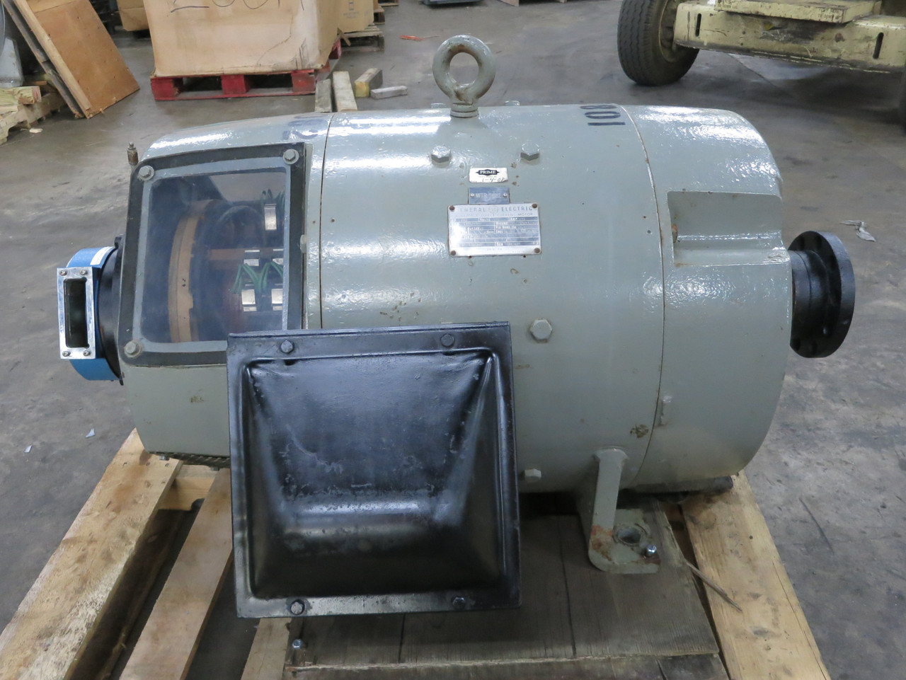 GE 150 HP DC Motor 500V 1750/2000 RPM 240A SV-SP KinaMatic 5CD505E360 500 VDC (DW6791-1)