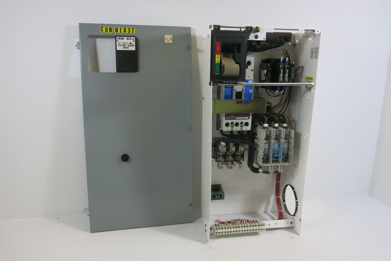 Eaton 2100 Size 4 250 Amp Breaker 30" MCC Starter Bucket 250A V201K4CJ HJD3250 (BJ0945-1)