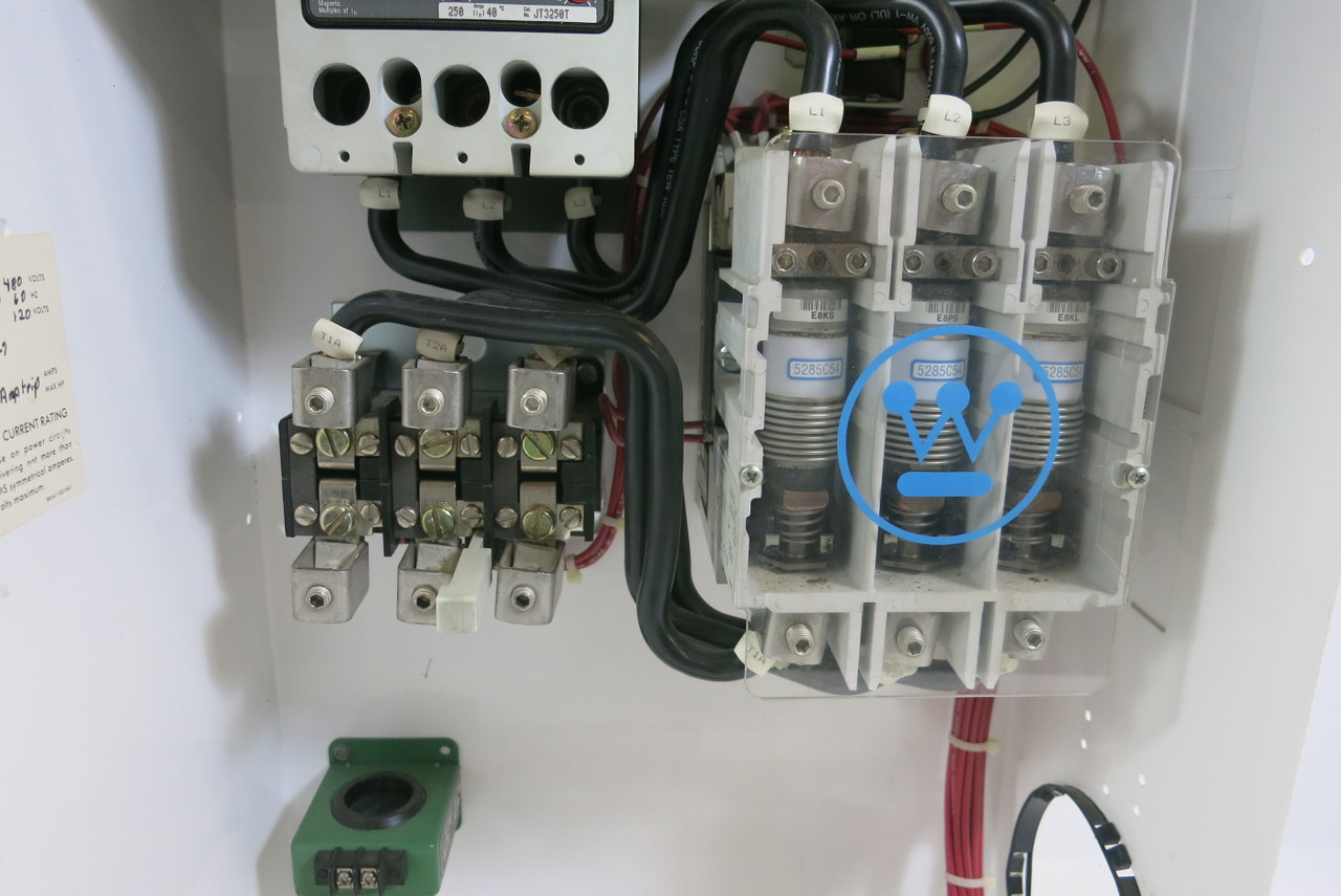 Eaton 2100 Size 4 250 Amp Breaker 30" MCC Starter Bucket 250A V201K4CJ HJD3250 (BJ0945-1)