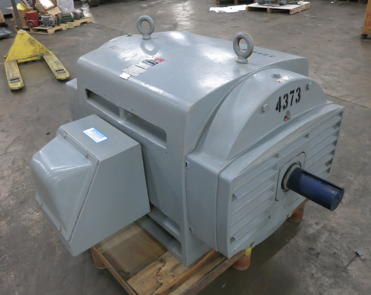REBUILT US Motors 450 HP 2300V AC Motor 1770 RPM 5807S 105A 3PH 1750 2300 VAC (DW6801-1)