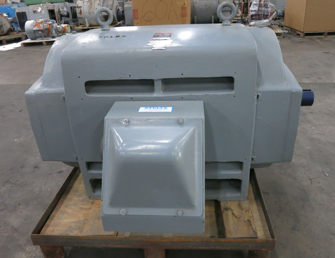 REBUILT US Motors 450 HP 2300V AC Motor 1770 RPM 5807S 105A 3PH 1750 2300 VAC (DW6801-1)