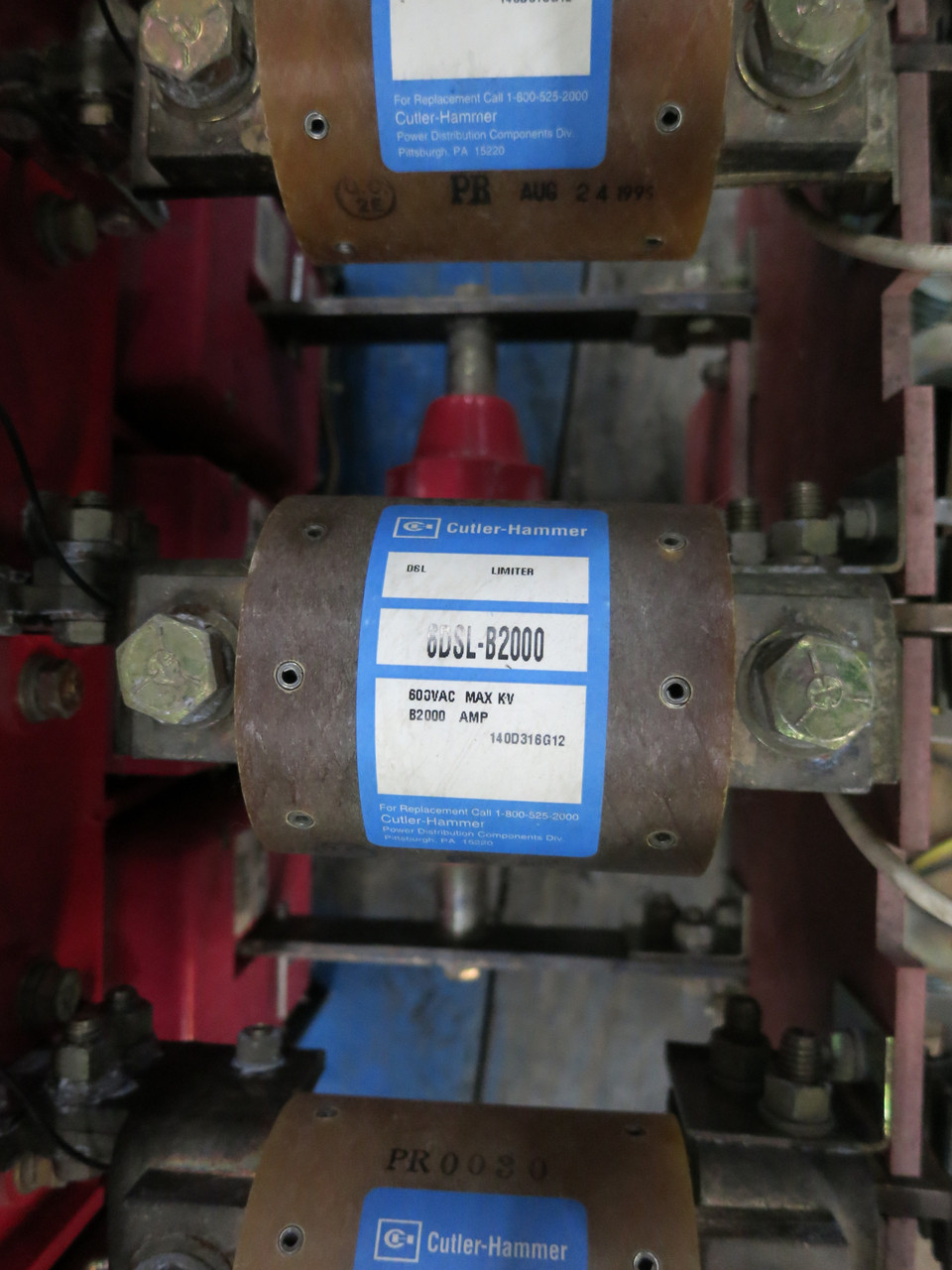 Cutler Hammer DSL206 800/600 Amp Air Breaker S53LS LS Trip Unit 600A DSL-206 (DW6799-1)