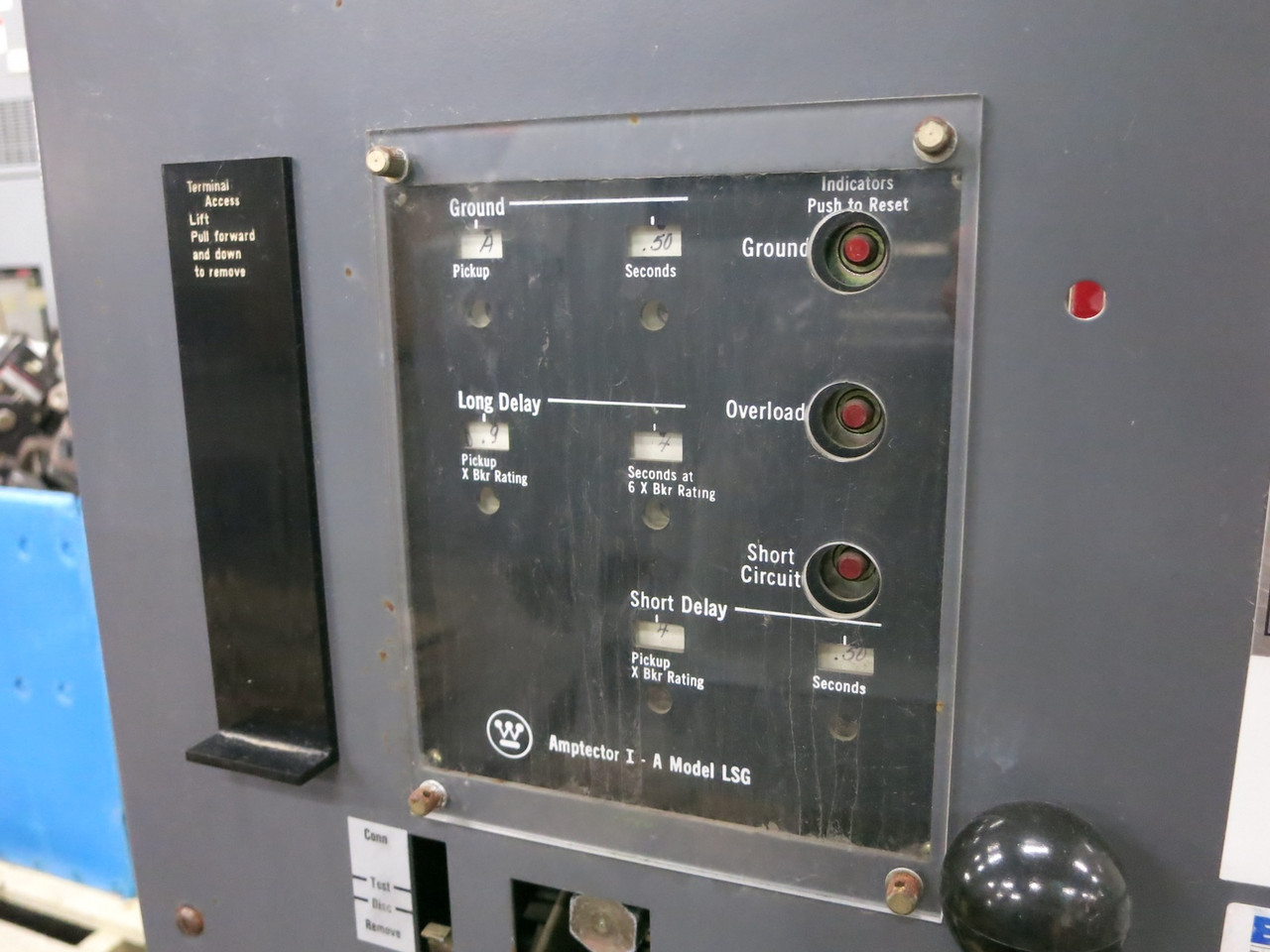 Westinghouse DS-632 3200A Air Breaker Amptector I-A LSG Trip 3200 Amp DS632 (DW6800-1)