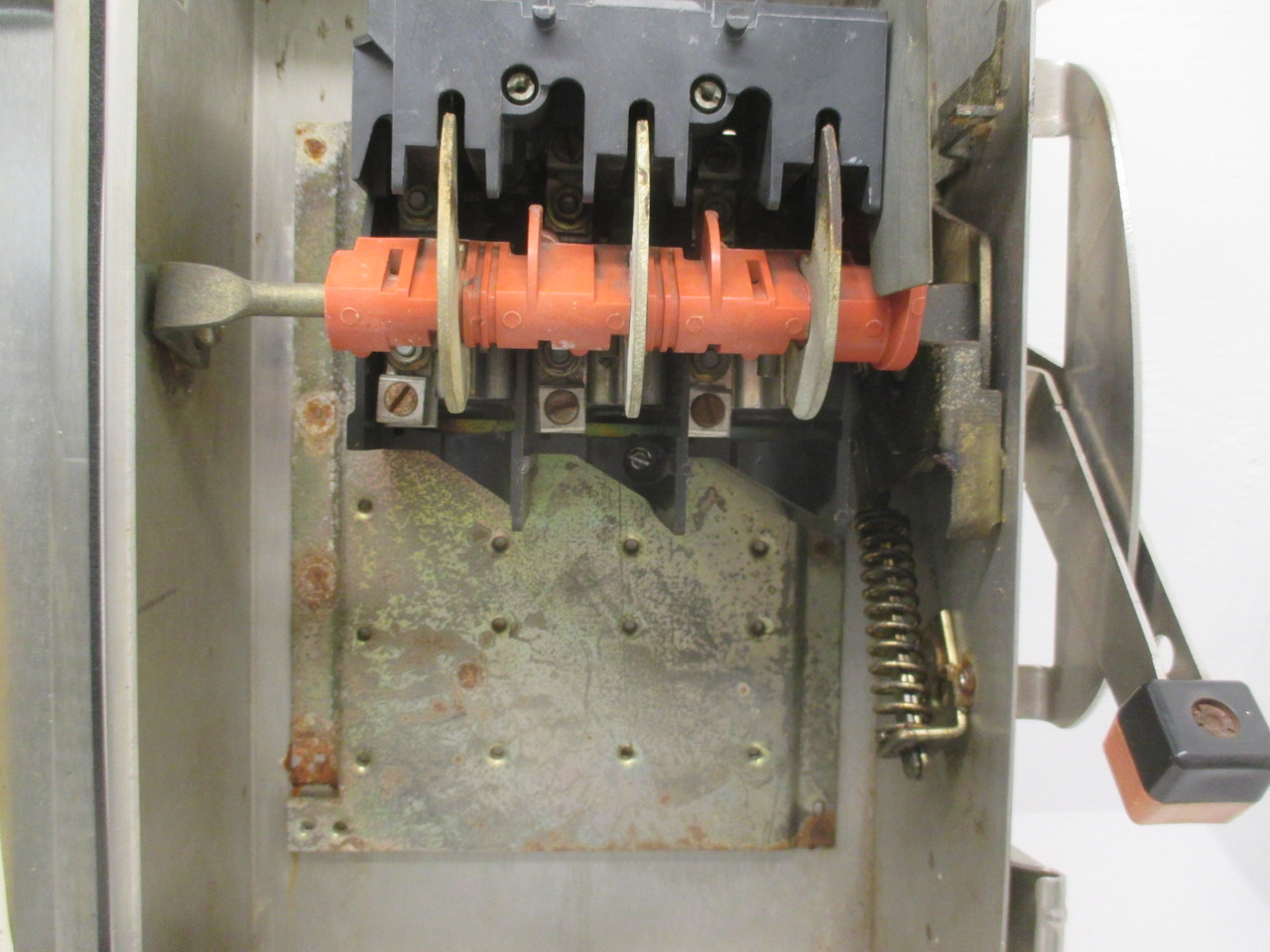 Square D Stainless HU363DS 100 Amp 600V Non-Fusible Safety Switch Disconnect 3R (AH0278-1)