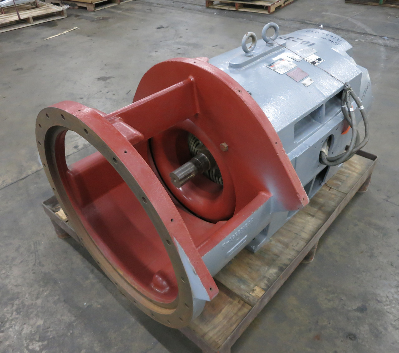 REBUILT Reliance 285 HP 2300V AC Motor Chiller 3600 RPM York YT CodePak 65 FLA (DW6802-1)