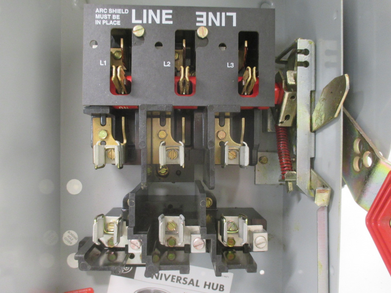NEW GE TH4322R Mod 10 60 Amp 240V 3R Heavy Duty Fusible Safety Switch New No Box (AH0293-2)