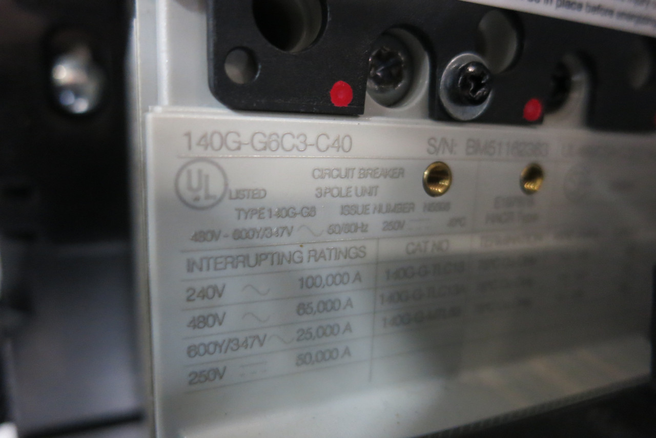 NEW Allen Bradley 2100 Centerline 40A Breaker 12" MCC Feeder Bucket 140G 40 Amp (BJ0953-1)