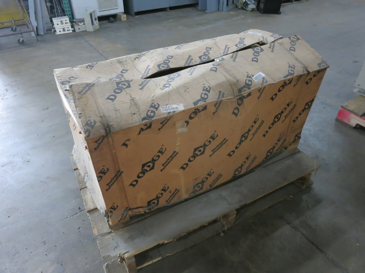 NEW Reliance 1 HP 1725 RPM FB56P AC Motor w/ Dodge Gear Reducer Ratio 105.9 16 (DW6809-1)