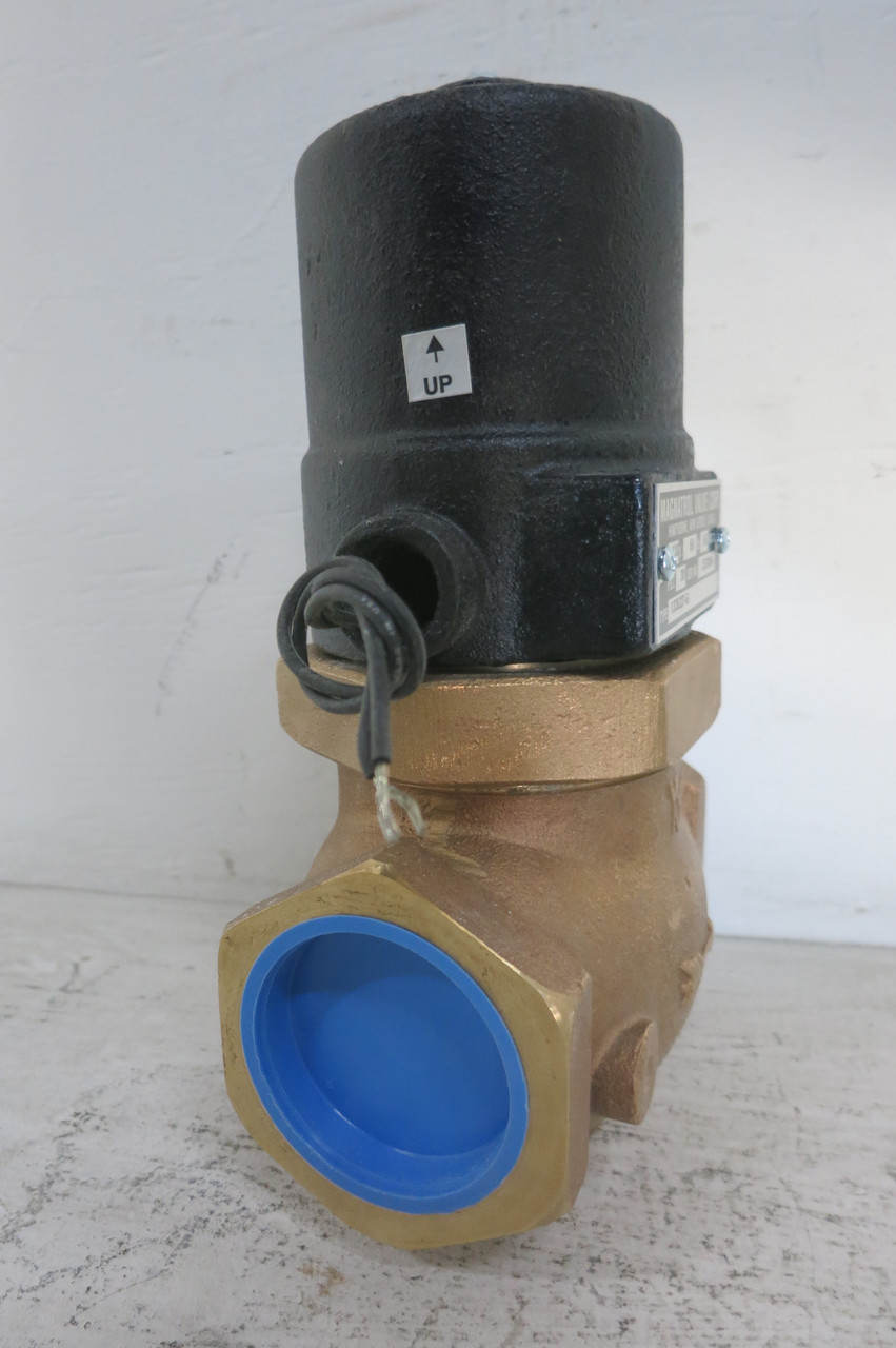 NEW Magnatrol 133G27-G Full Port Bronze Solenoid Valve 2" Type G 120V 65W 30 PSI (DW6817-1)