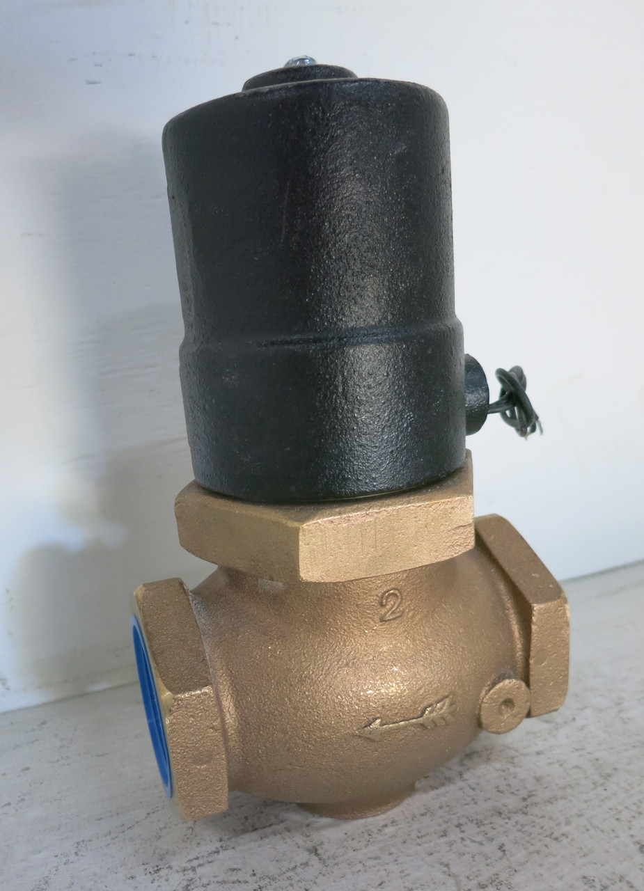 NEW Magnatrol 133G27-G Full Port Bronze Solenoid Valve 2" Type G 120V 65W 30 PSI (DW6817-1)