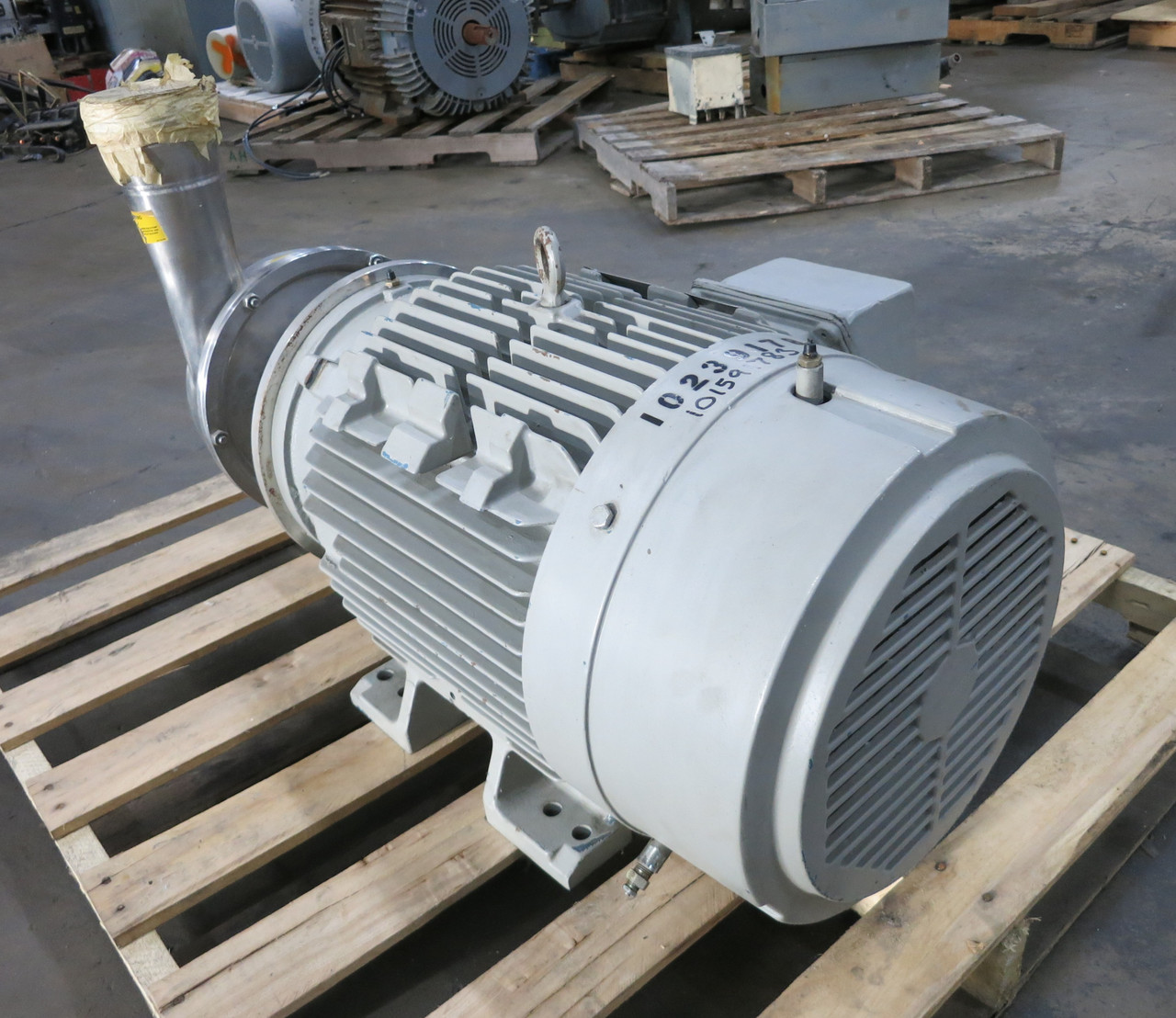 Siemens 40 HP AC Motor 460V 3535 RPM SD100 IEE Alfa Laval LKH-60 Blower Pump (DW6821-1)