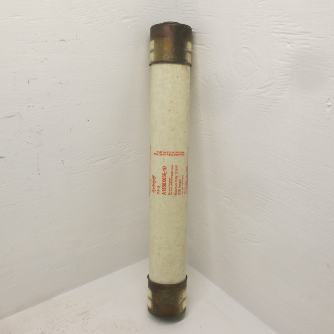 Gould Shawmut A1550X65E-1D Amp-Trap General Purpose Fuse CS-3 15.5 KV 65E Amps (AH0328-1)