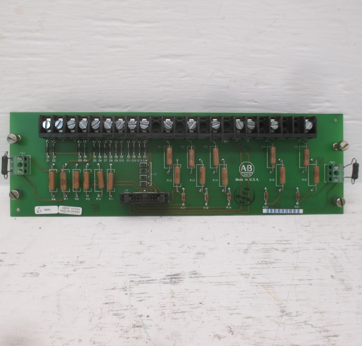 Allen Bradley 122969-01 Rev 02 DC Drive Control Board PCB 11296901 REV02 129420 (AH0330-2)