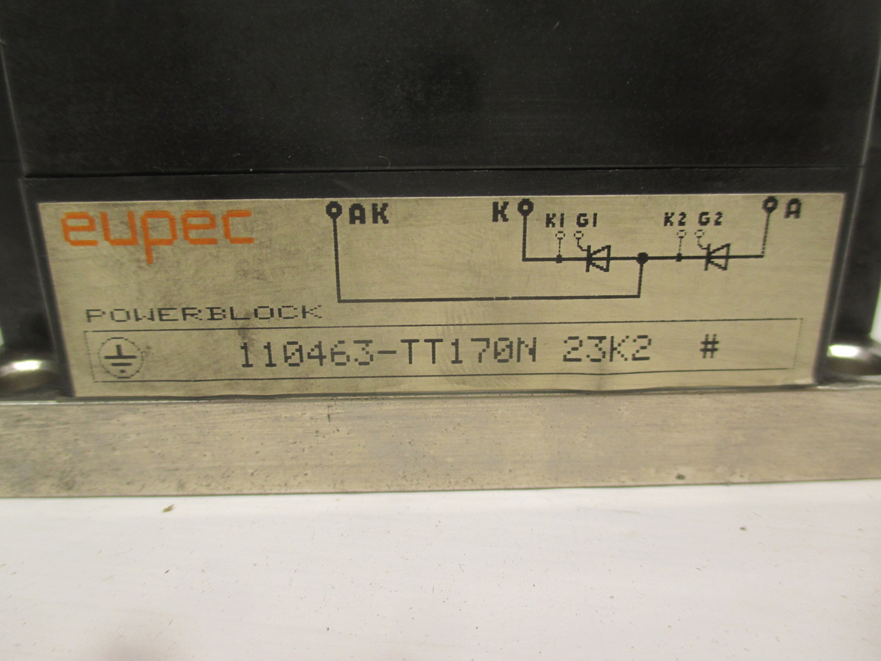 Eupec 110463-TT170N 23K2 Power Block Module VS Drive PowerBlock 110463TT170N (AH0332-5)