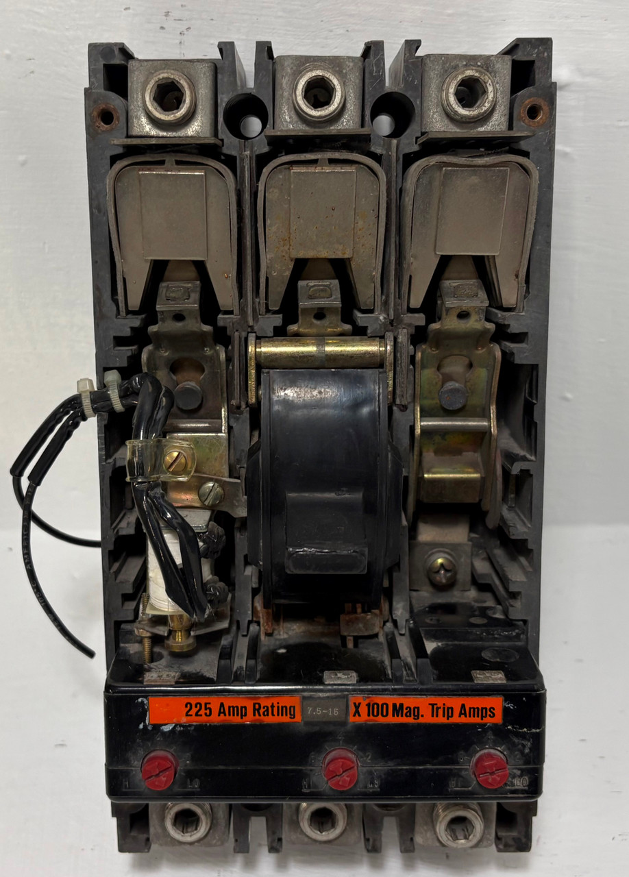 Westinghouse 2602D86G12 225A Mining Circuit Breaker w/ UVR KAM 600V 3P 225 Amp (EM5306-1)
