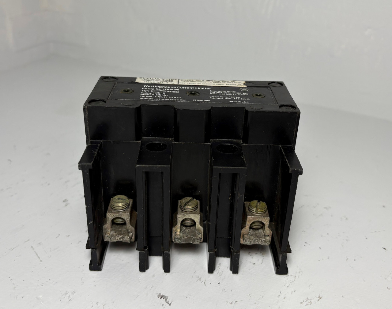 CH Westinghouse LFB3070R 15-70A Current Limiter 2607D44G03 for FD FB Breaker 3P (EM5303-31)