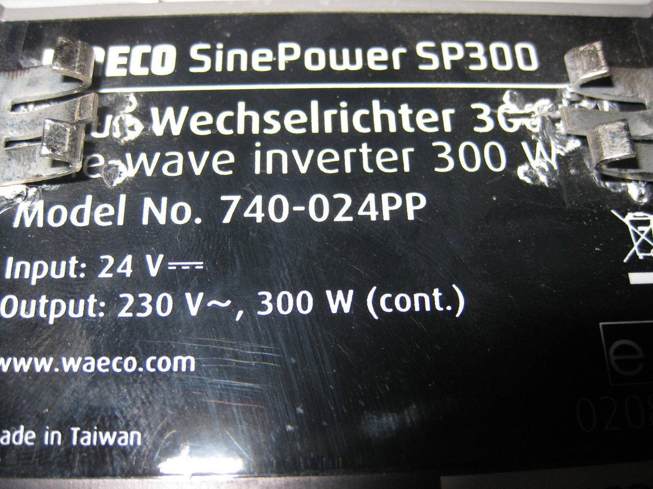 Waeco SinePower SP 300 740-024PP Sine Wave Adapter Module (EBI4897-1)