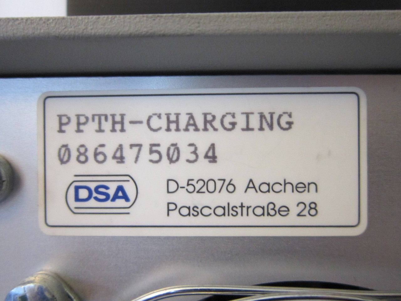 DSA PPTH-Charging PPTH Charger IPCS-LAD-PPTH diagnostic portable test station (EBI1198-1)