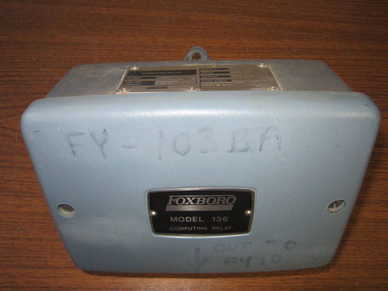 Foxboro 136 Computing Relay 136-2 Supply 20-22 PSI Input 3-15 PSI Output 3-15PSI (EBI1484-1)