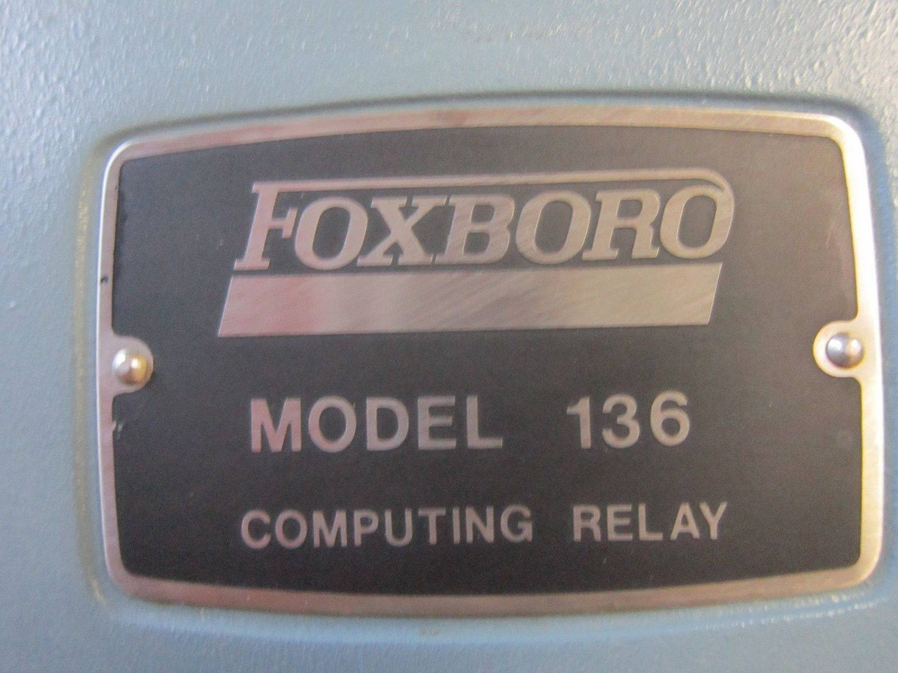 Foxboro 136 Computing Relay 136-2 Supply 20-22 PSI Input 3-15 PSI Output 3-15PSI (EBI1484-1)