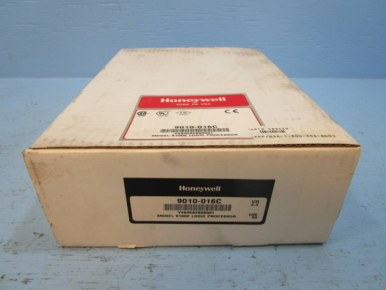 NEW Honeywell 9010-016C 9100E Logic Processor 9010016 Ver 3.3 NIB Factory Sealed (EBI2430-1)