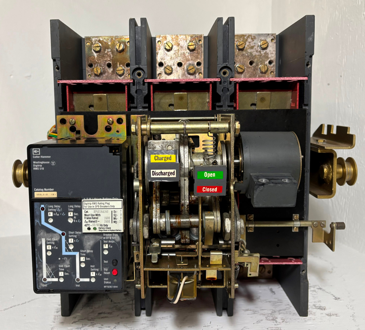 Westinghouse SPB 100 1600A LSIG Pow-R Breaker w/ 1600 Amp Plug SPB100 3P Ground (EM5348-1)
