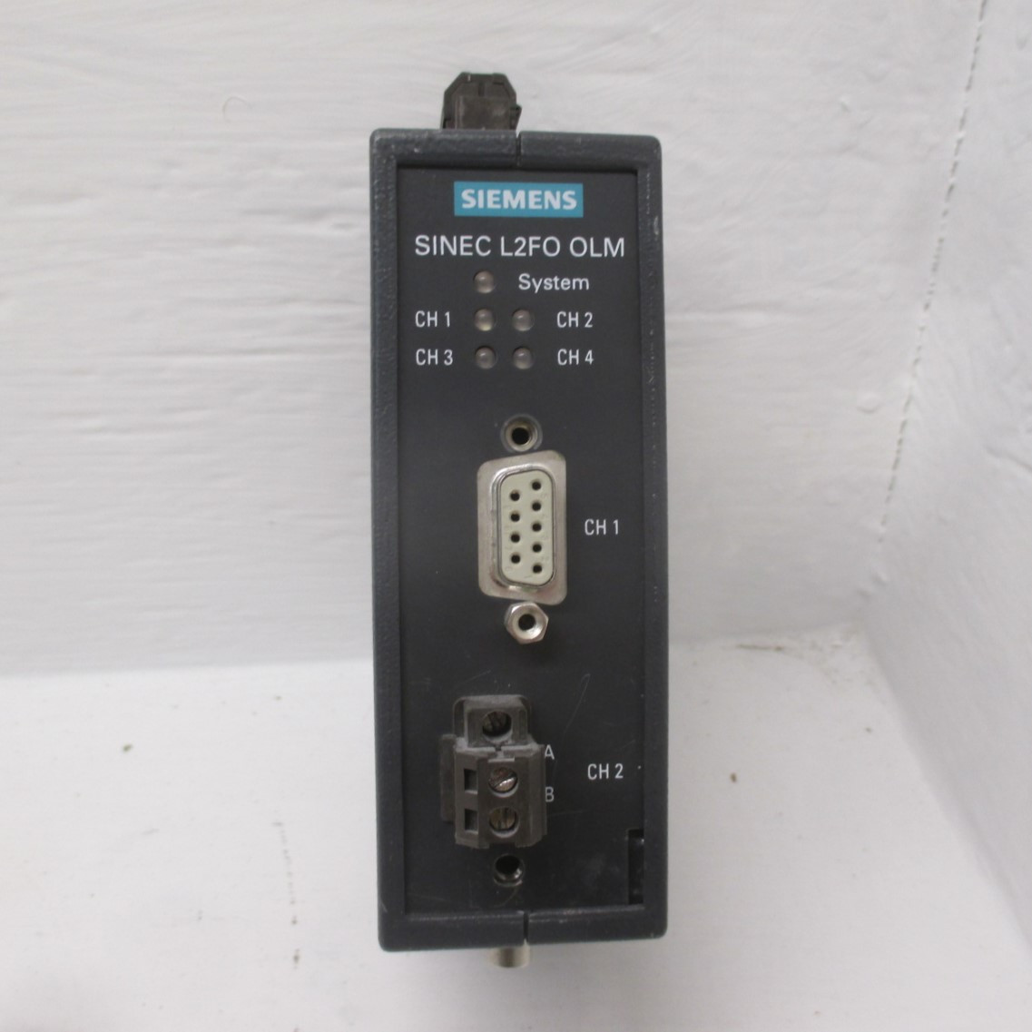 Siemens 6GK1502-4AA10 Sinec L2FO OLM/P4 Optical Link Module 4-Channel Profibus (AH0340-1)