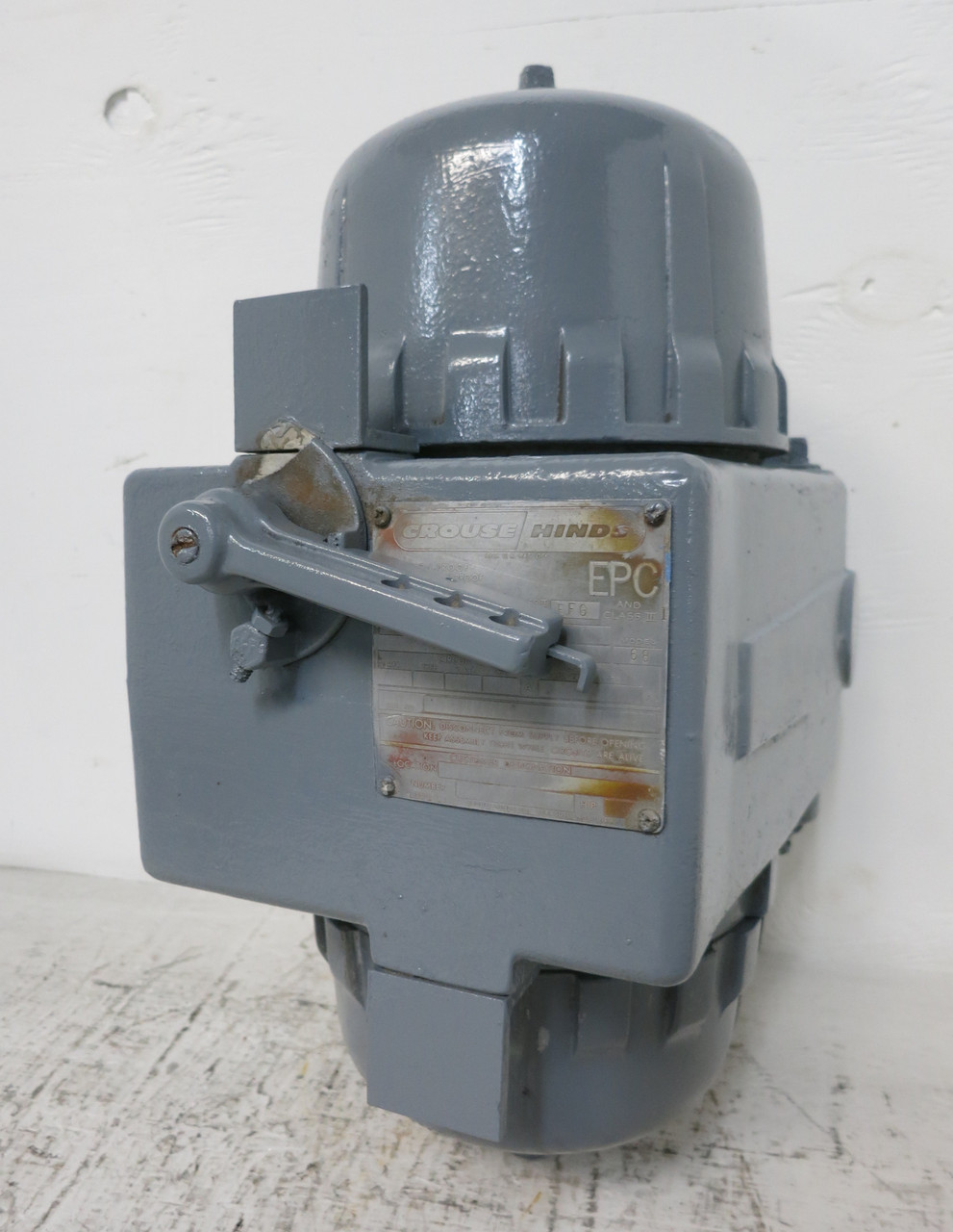 Crouse Hinds EPC-377 100A Explosion Proof Breaker Enclosure ArkTite 100 Amp THED (DW6830-2)