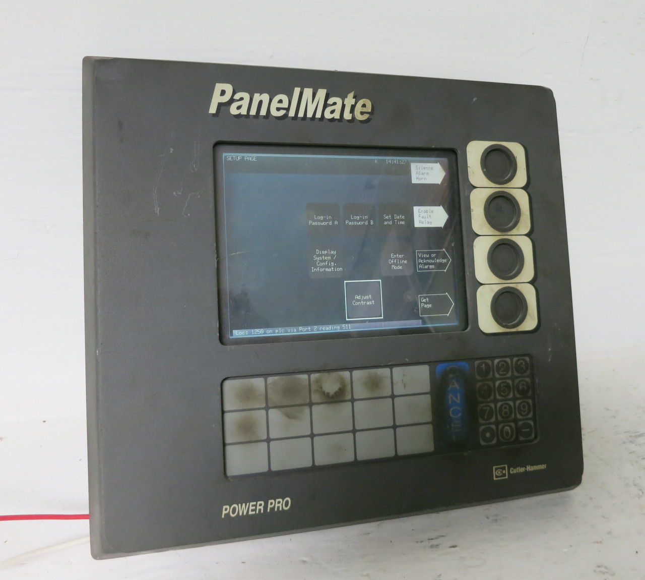 Cutler Hammer 1755K PMPP 1700 PanelMate Power Pro 92-01939-02 Display ...