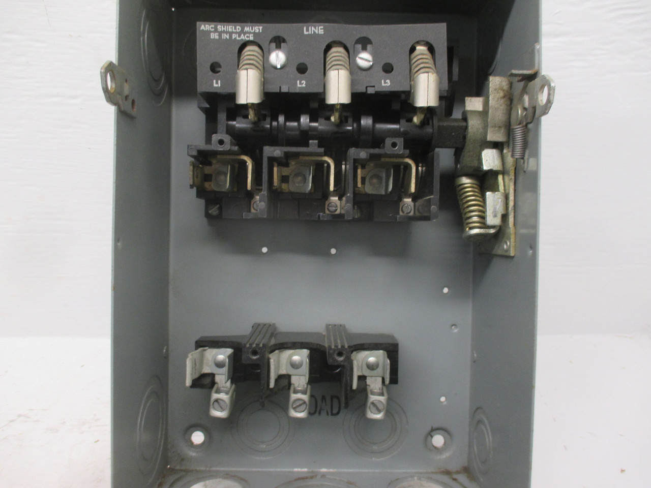 GE TH3361 30A 600V Heavy Duty Fusible Safety Switch Mod 2 General Electric 30Amp (AH0345-1)
